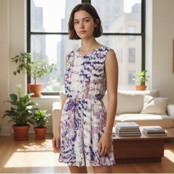 Stitch Fix Collective Concepts Floral Sleeveless Katelynn Dress - Picture 1 of 8